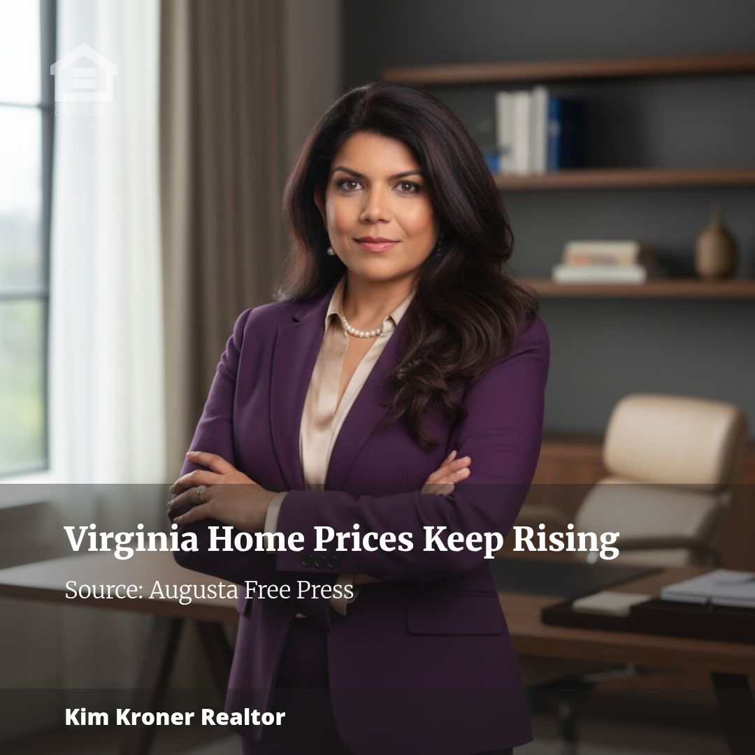Good news (for some): Home sale prices in Virginia continue to trend upward