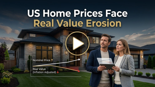US Home Prices Face Real Value Erosion | DM me for more information