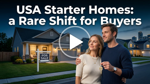 USA Starter Homes: A Rare Shift for Buyers | DM me for more information